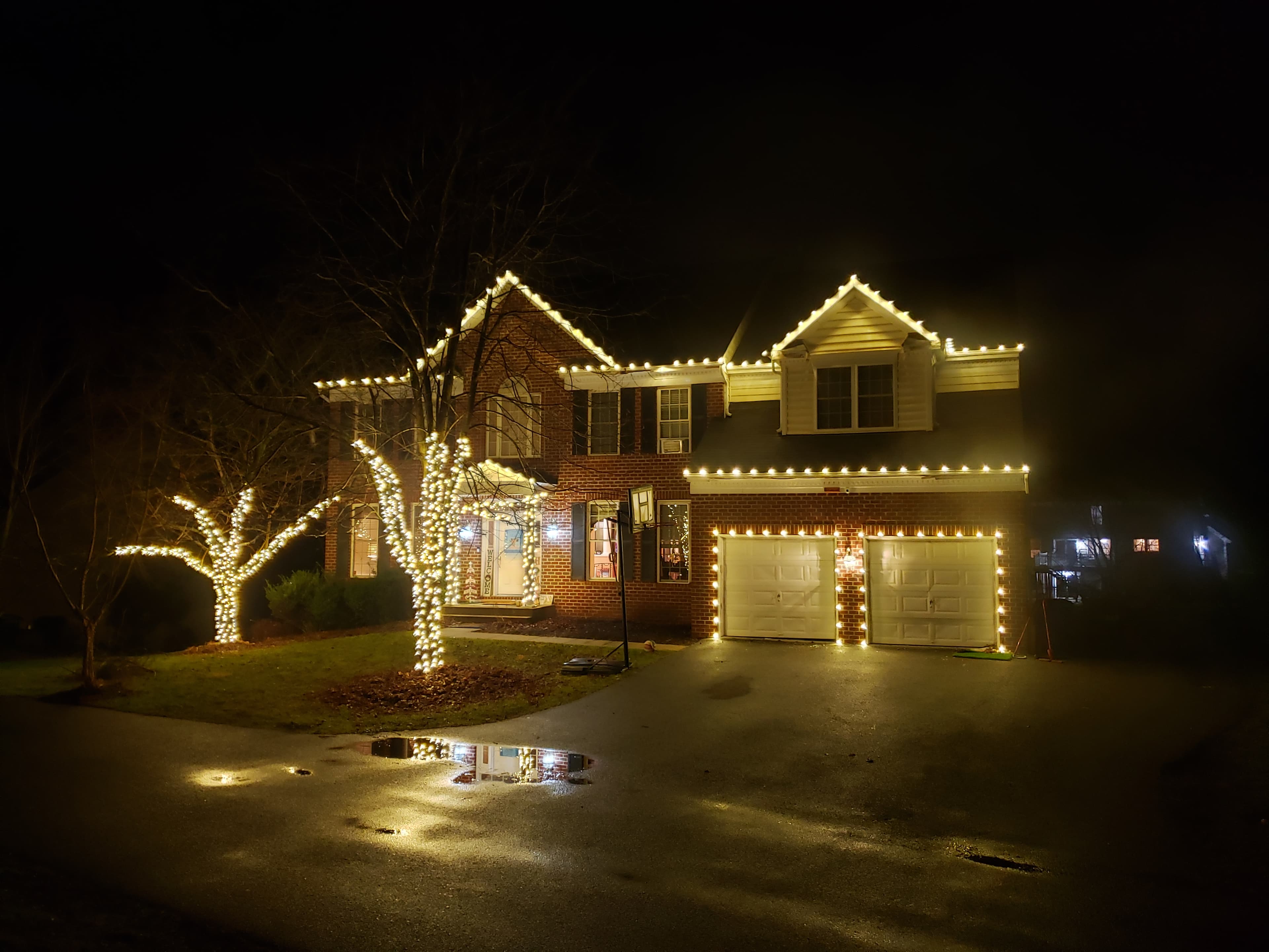 Christmas light installation job in Baltimore MD