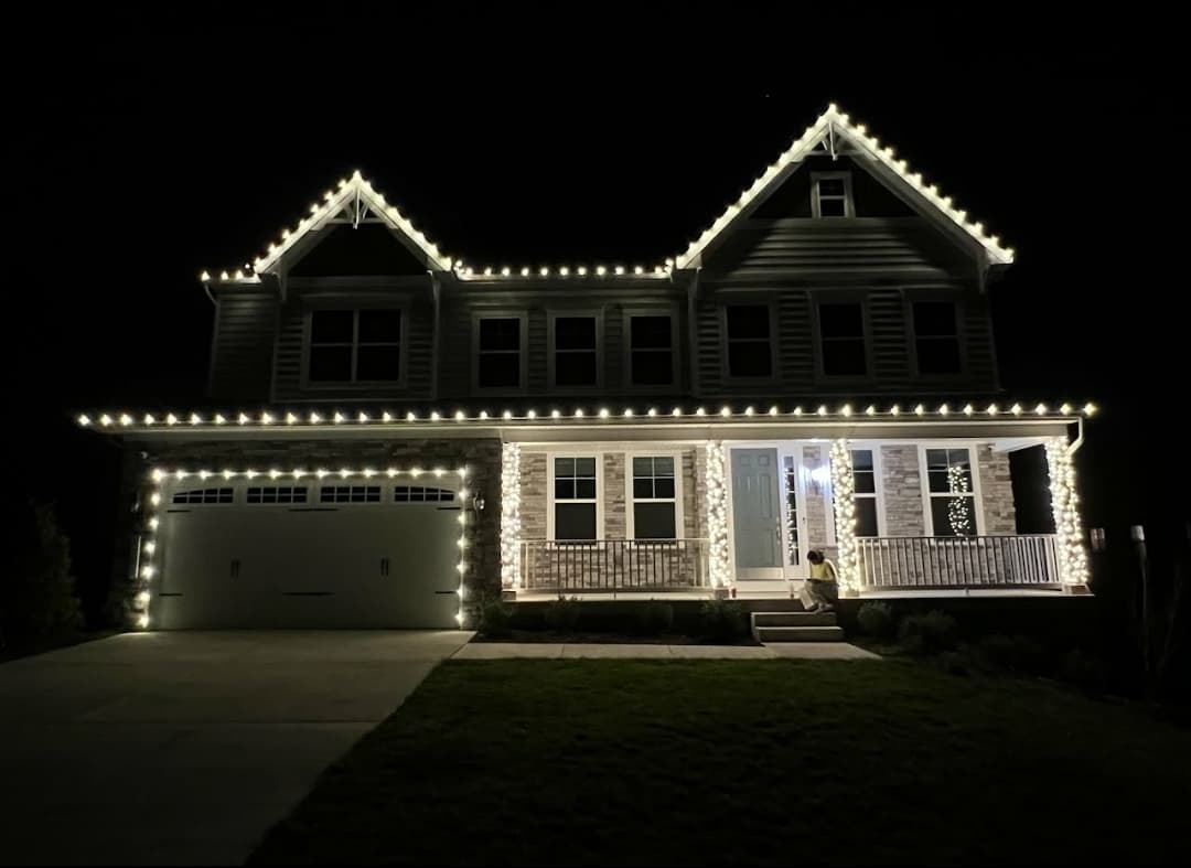 Christmas light installation job in Baltimore MD