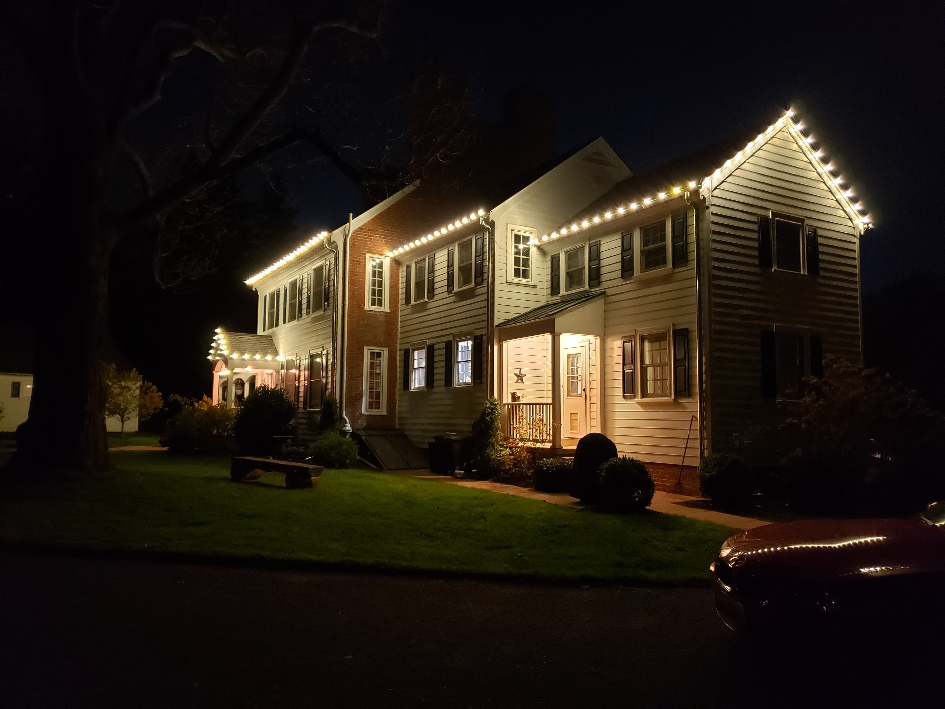 Christmas light installation job in Baltimore MD