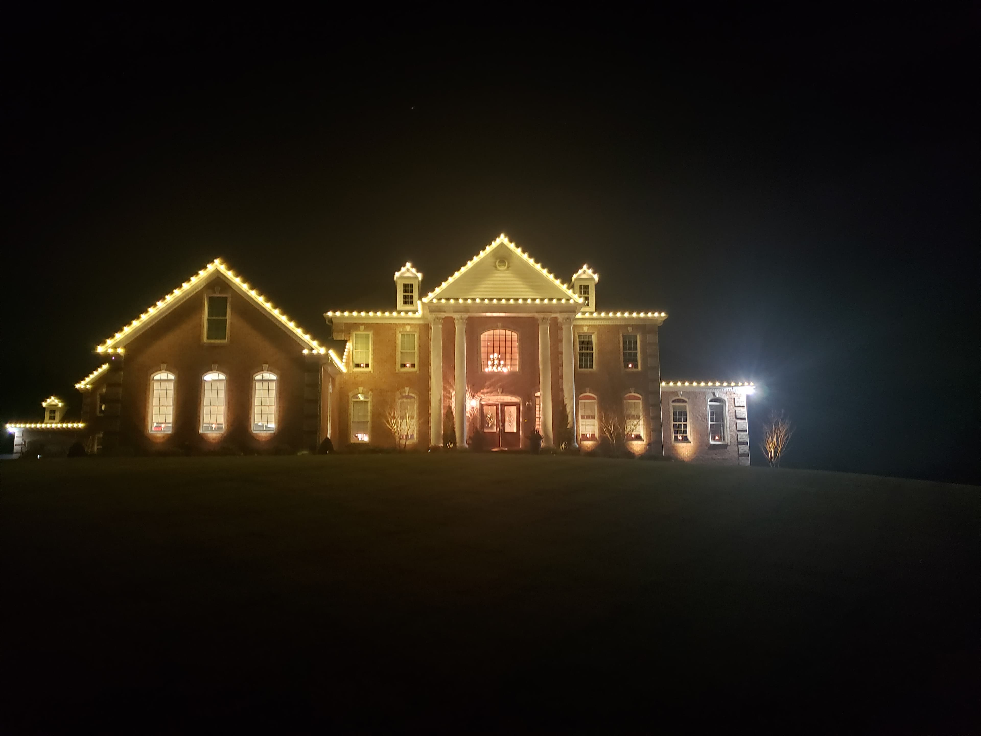Christmas light installation job in Baltimore MD
