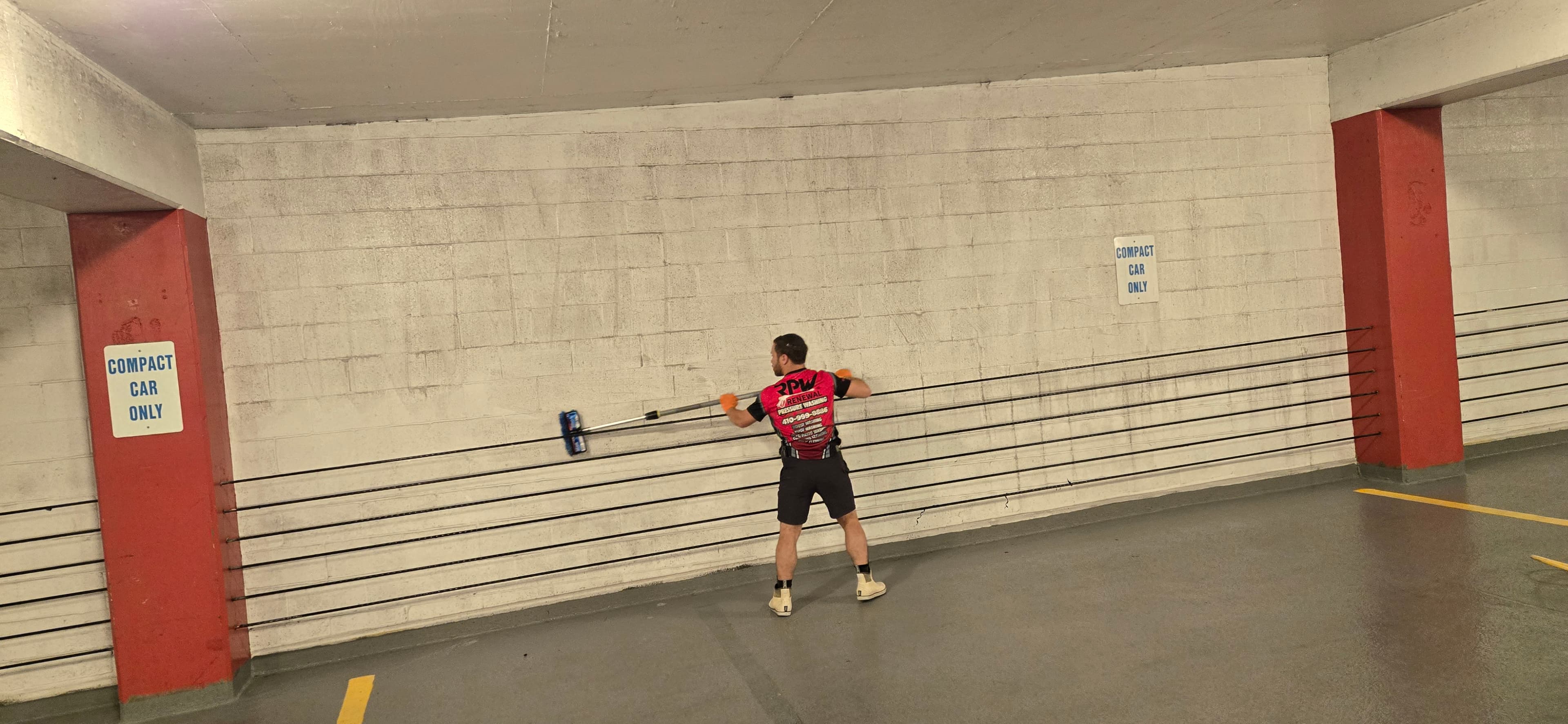 Parking garage cleaning job in Baltimore MD