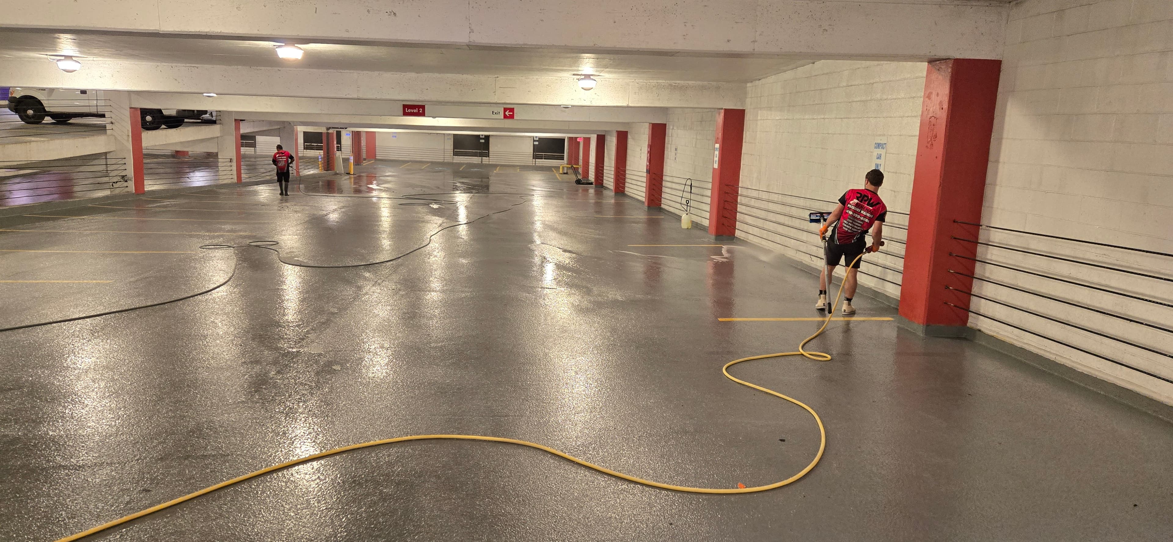 Parking garage cleaning job in Baltimore MD
