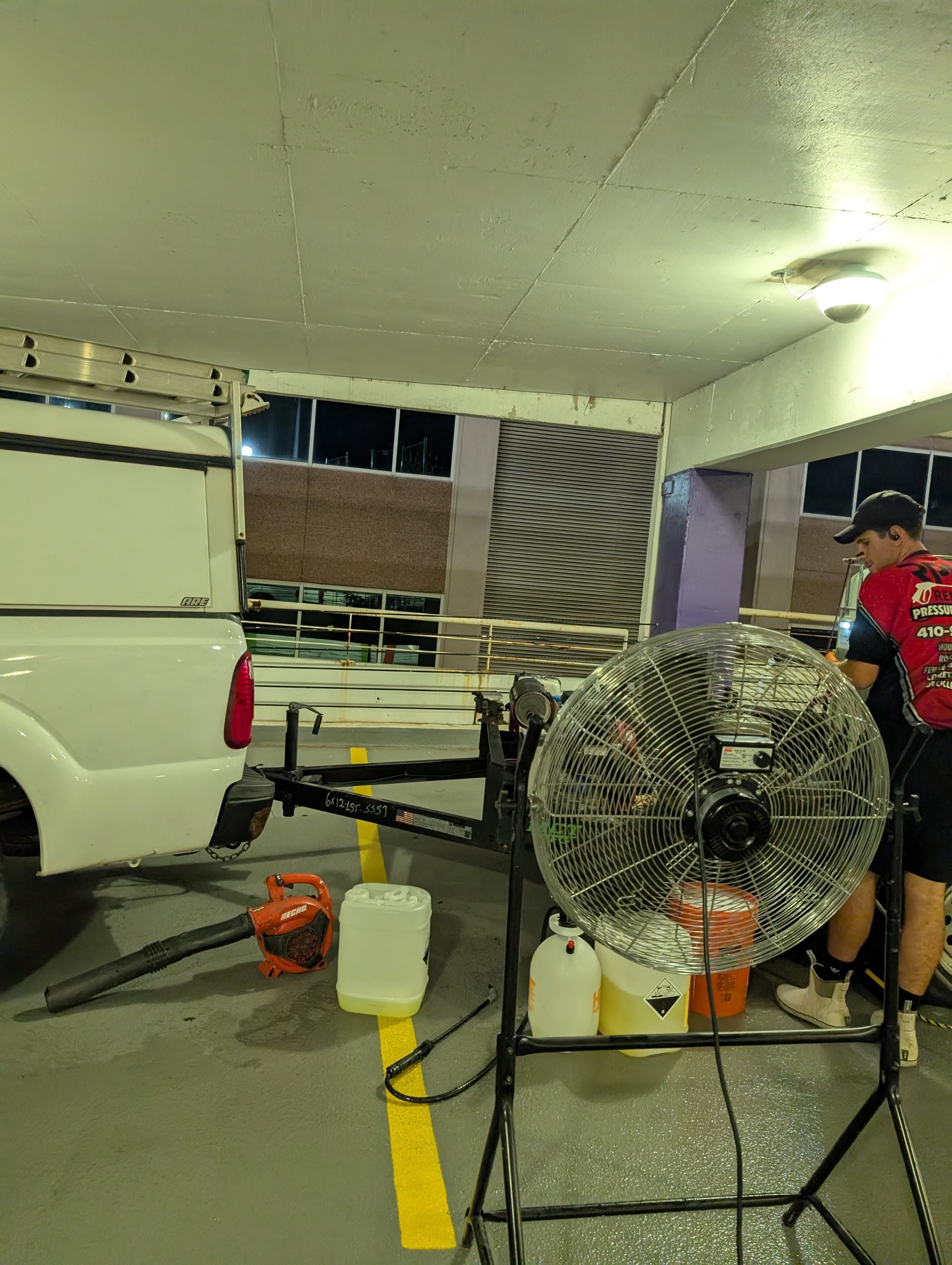 Parking garage cleaning job in Baltimore MD