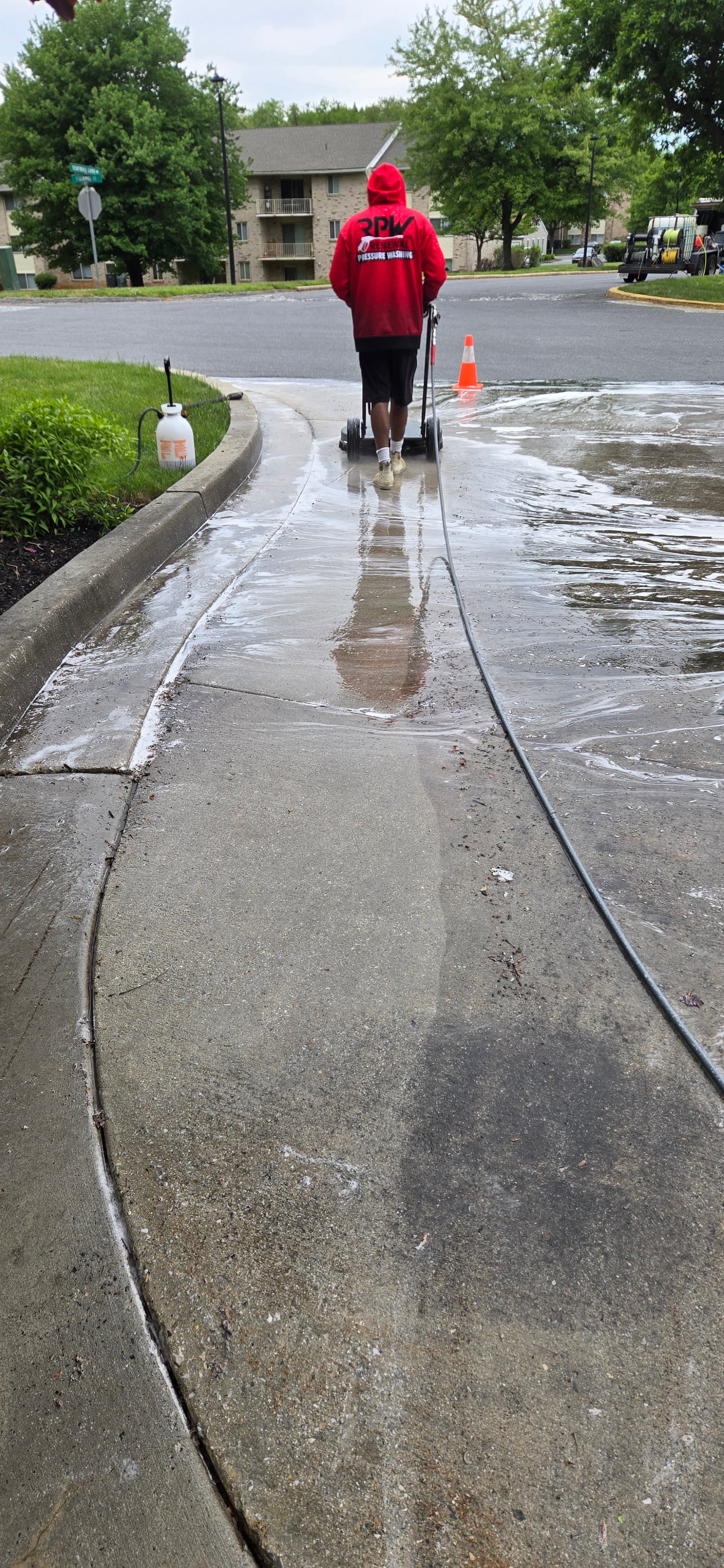 Power washing job in Baltimore MD