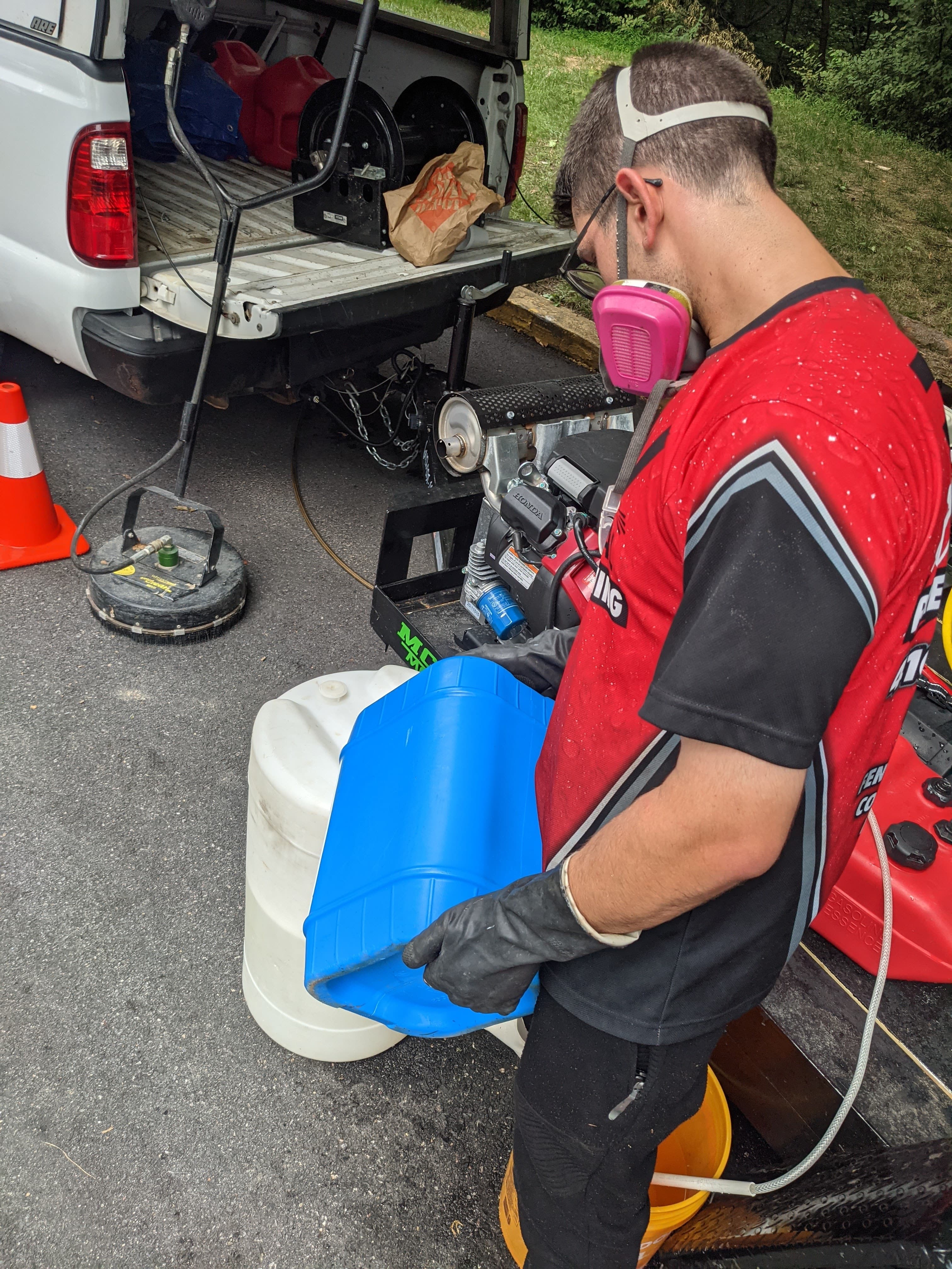 Power washing job in Baltimore MD